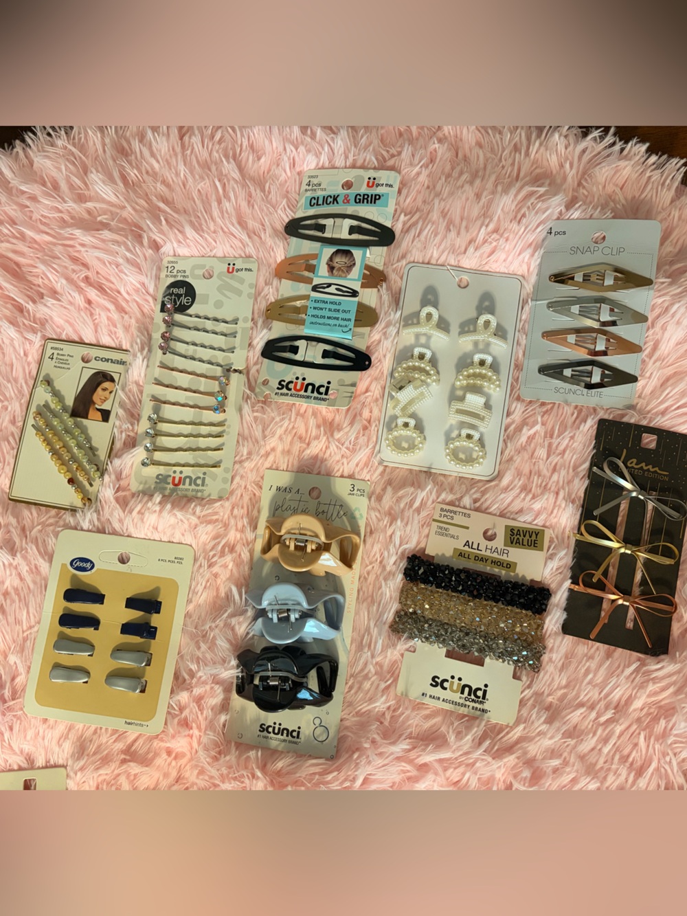 NEW Rare Spectacular value Hair Accessories Assortment (9 total) bundle sets
